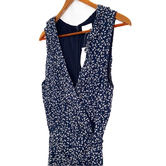LOFT Outlet Floral V-neck Wide Leg Jumpsuit - Picture 6 of 14